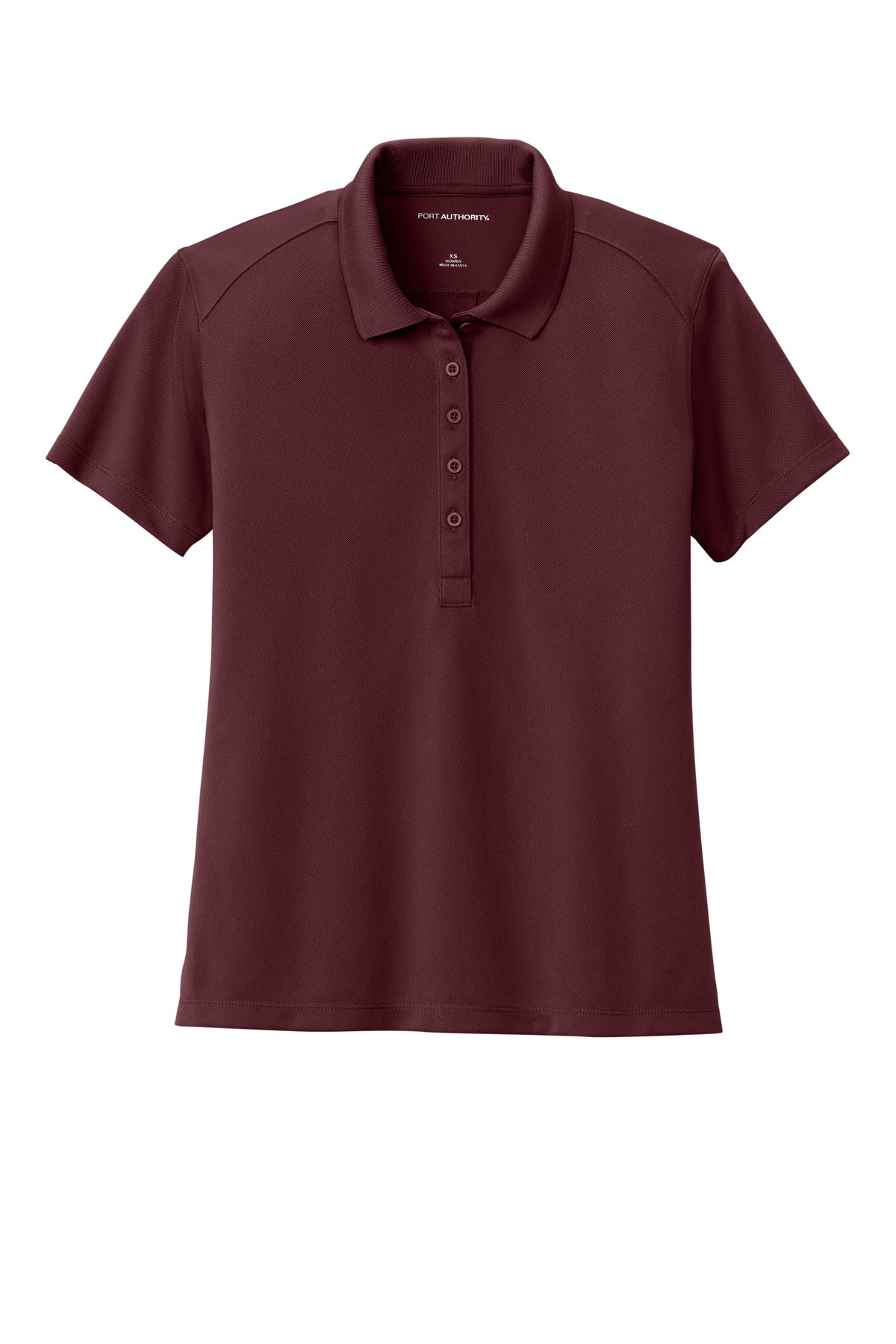 Port Authority Women's Wearever Performance Pique Polo LK240 Burgundy
