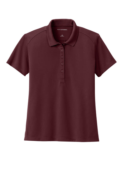 Port Authority Women's Wearever Performance Pique Polo LK240 Burgundy