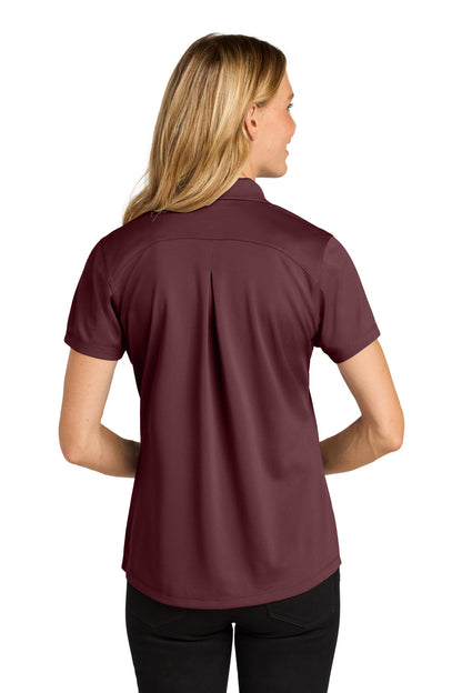 Custom Embroidered Port Authority Women's Wearever Performance Pique Polo LK240,Burgundy