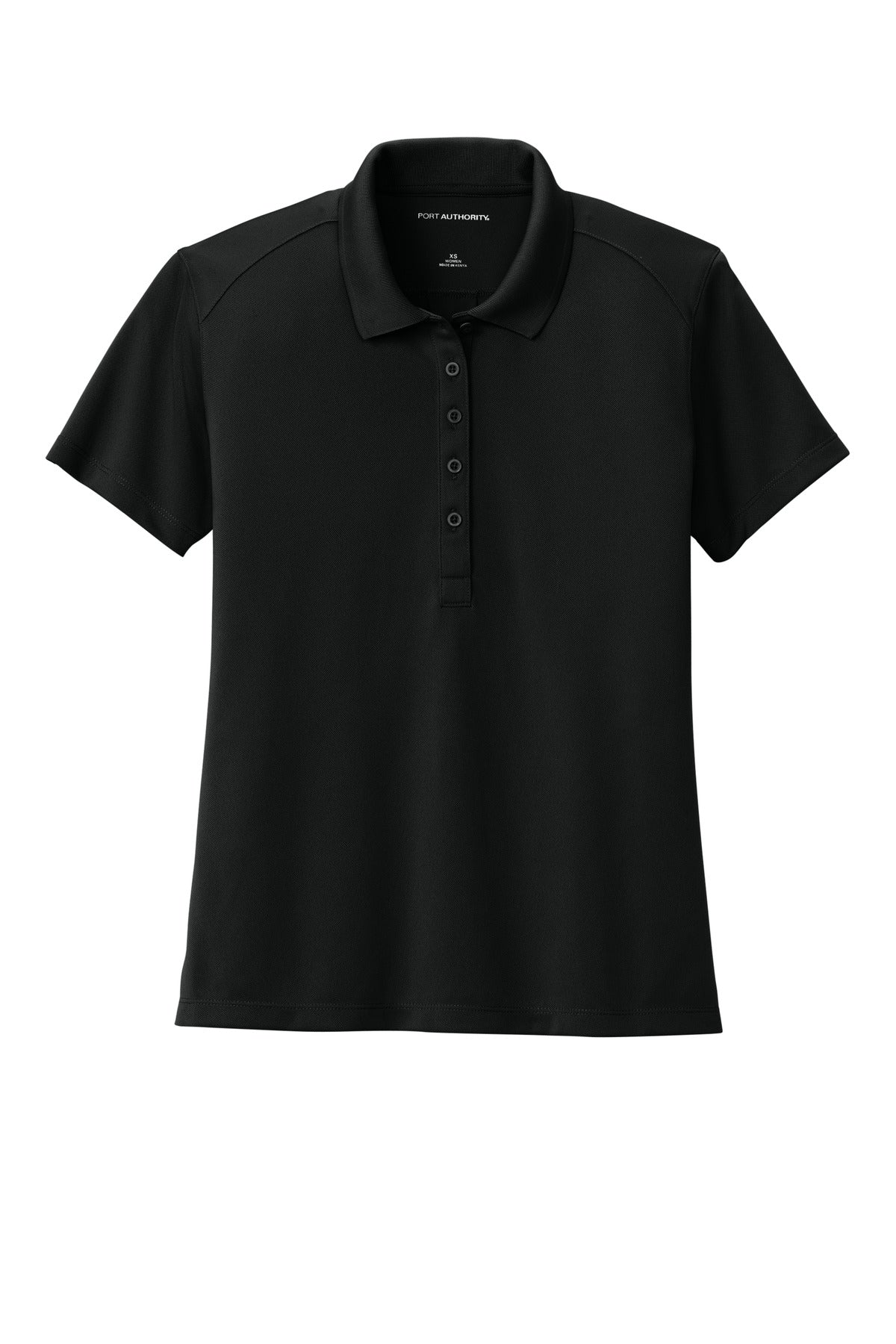 Port Authority Women's Wearever Performance Pique Polo LK240 Deep Black