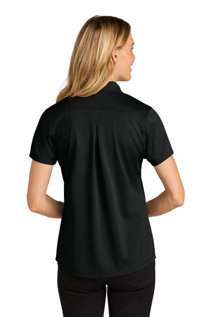 Custom Embroidered Port Authority Women's Wearever Performance Pique Polo LK240,Deep Black