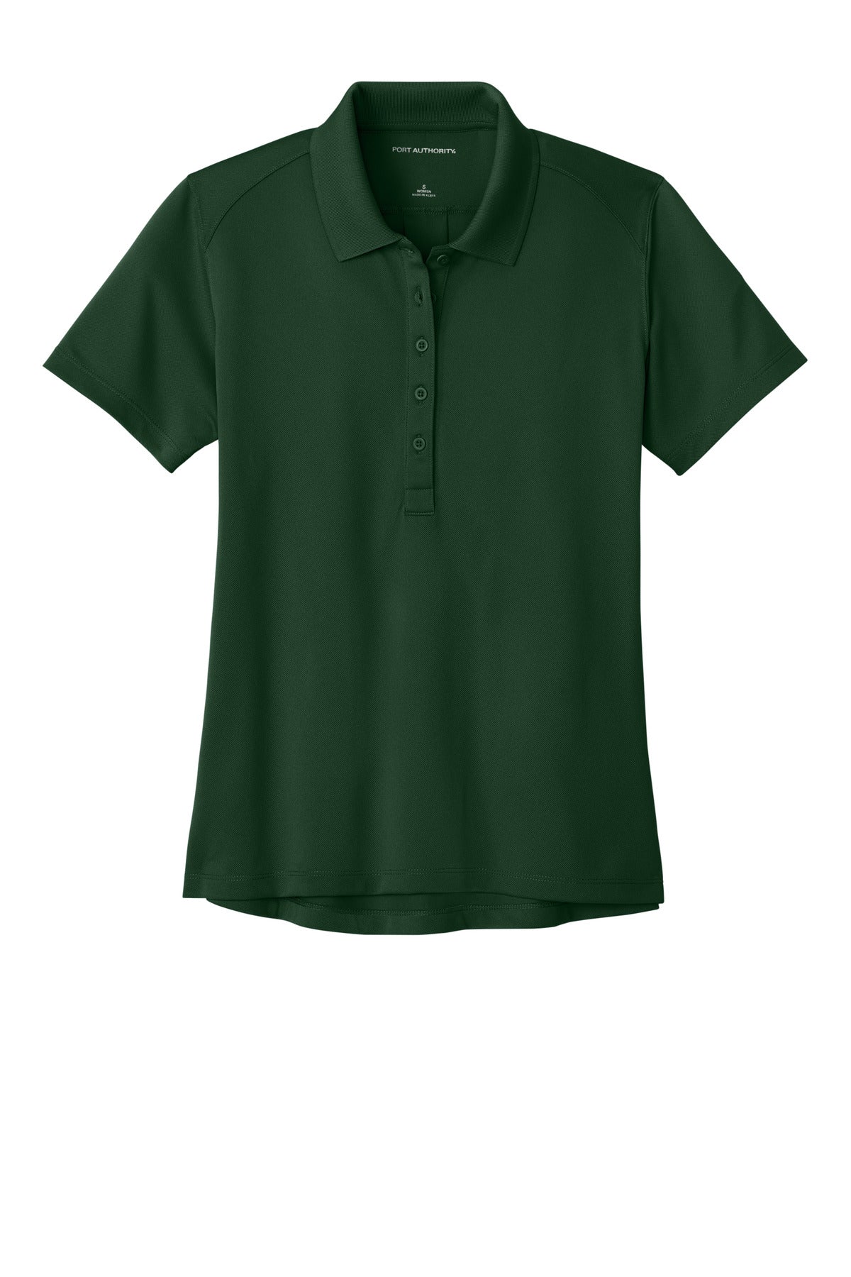 Custom Embroidered Port Authority Polos/Knits in Deep Forest Green