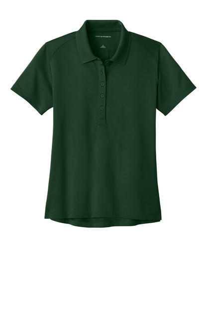 Custom Embroidered Port Authority Polos/Knits in Deep Forest Green