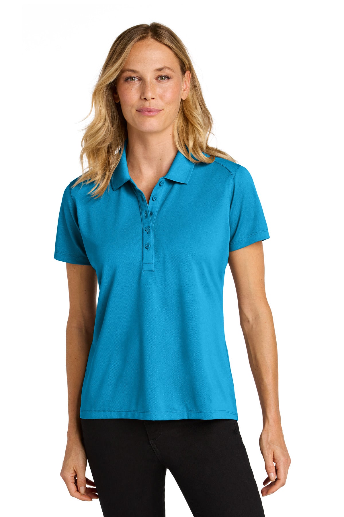 Custom Embroidered Port Authority Polos/Knits in Parcel Blue