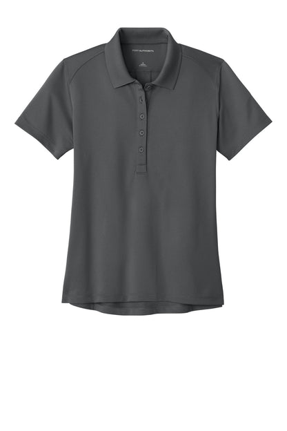 Custom Embroidered Port Authority Polos/Knits in Storm Grey
