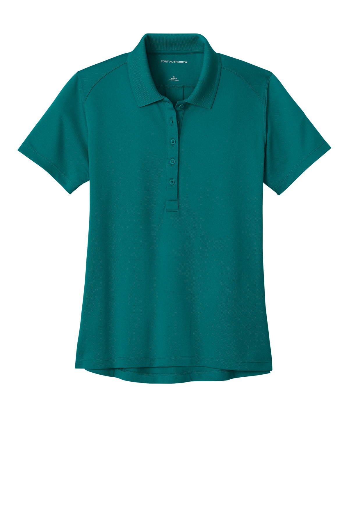 Custom Embroidered Port Authority Polos/Knits in Teal Green