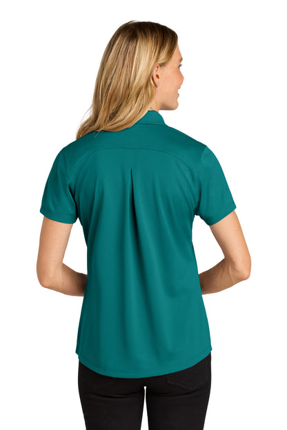 Custom Embroidered Port Authority Polos/Knits in Teal Green