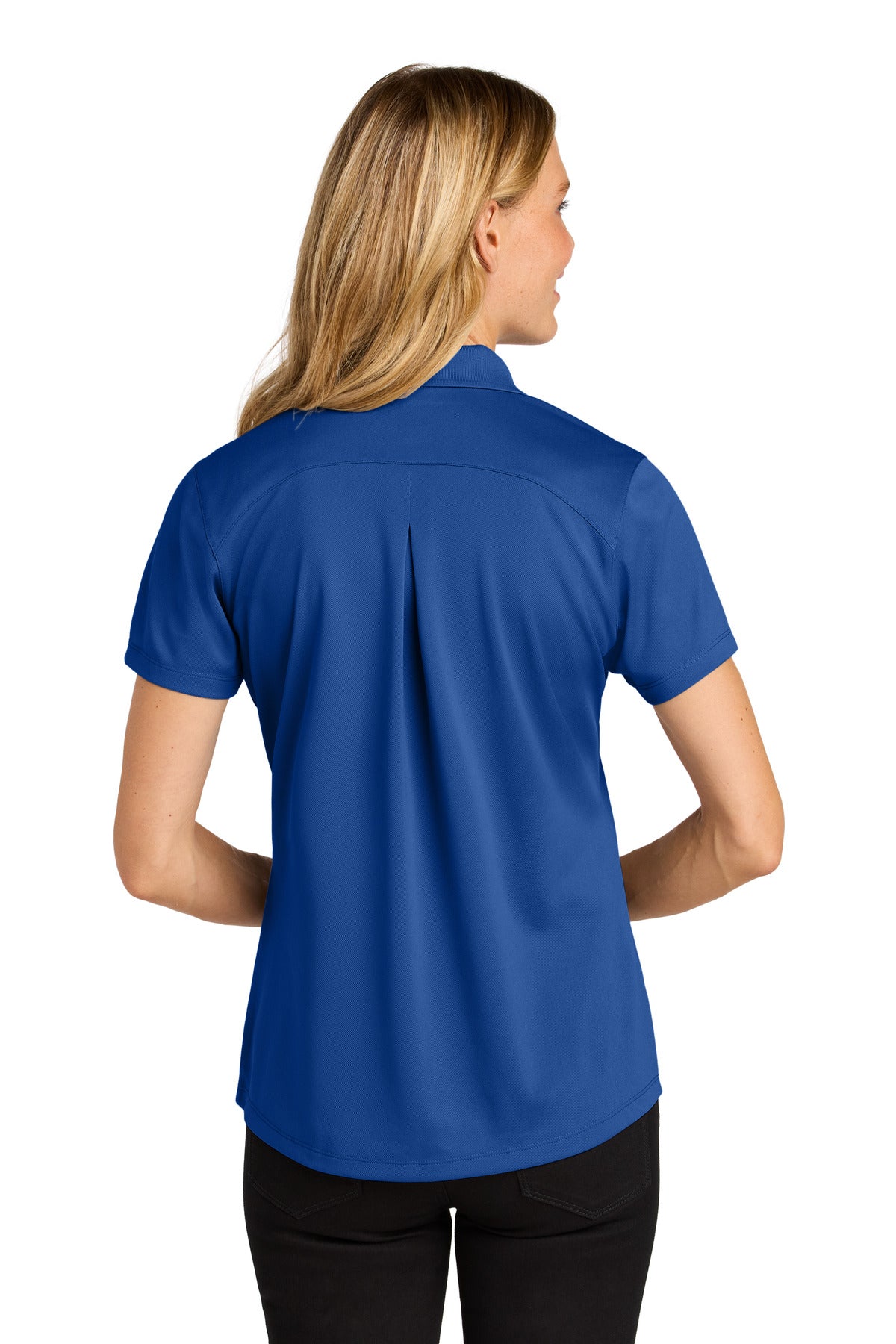 Custom Embroidered Port Authority Women's Wearever Performance Pique Polo LK240,True Royal