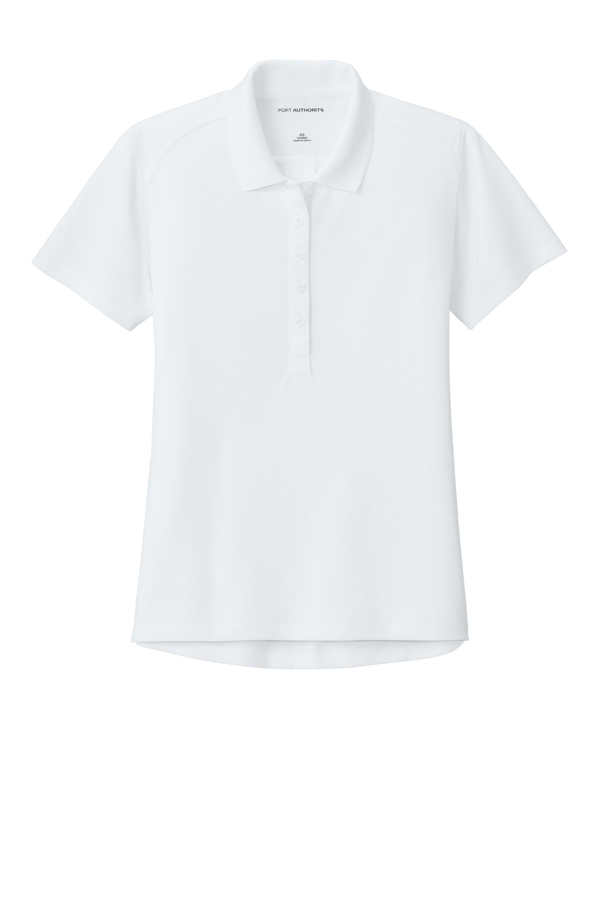 Custom Embroidered Port Authority Polos/Knits in White
