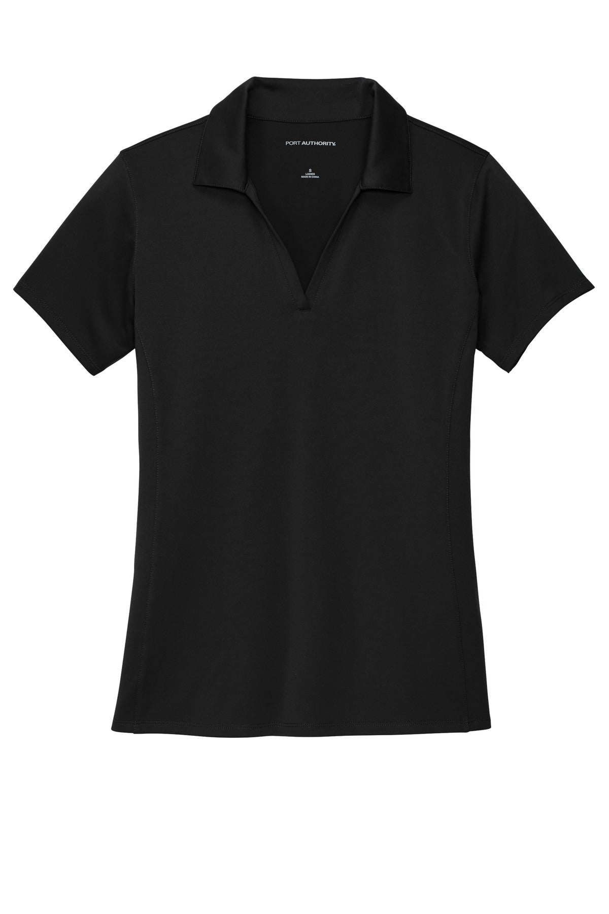Custom Embroidered Port Authority Polos/Knits in Black