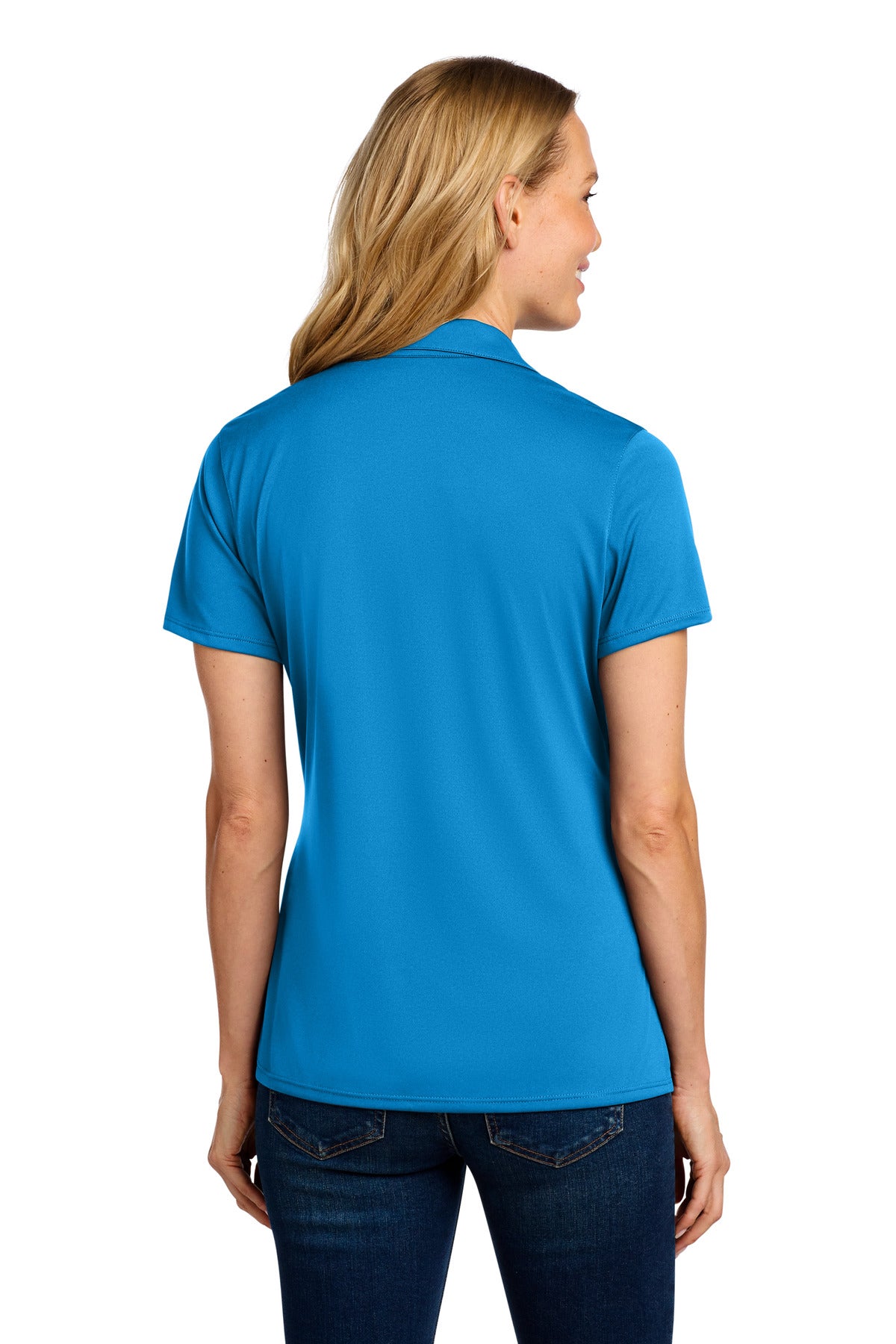 Custom Embroidered Port Authority Polos/Knits in Brilliant Blue