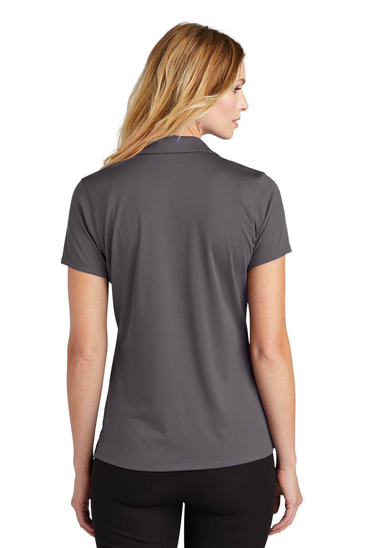 Custom Embroidered Port Authority Women's Performance Staff Polo LK398,Graphite