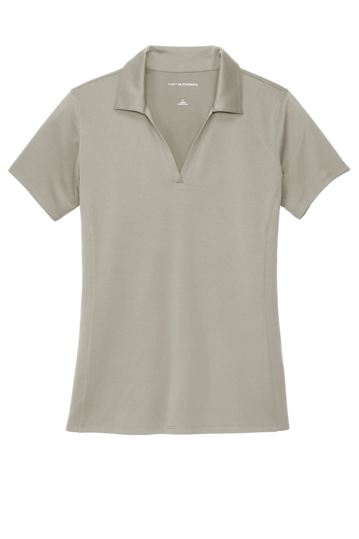 Custom Embroidered Port Authority Polos/Knits in Silver
