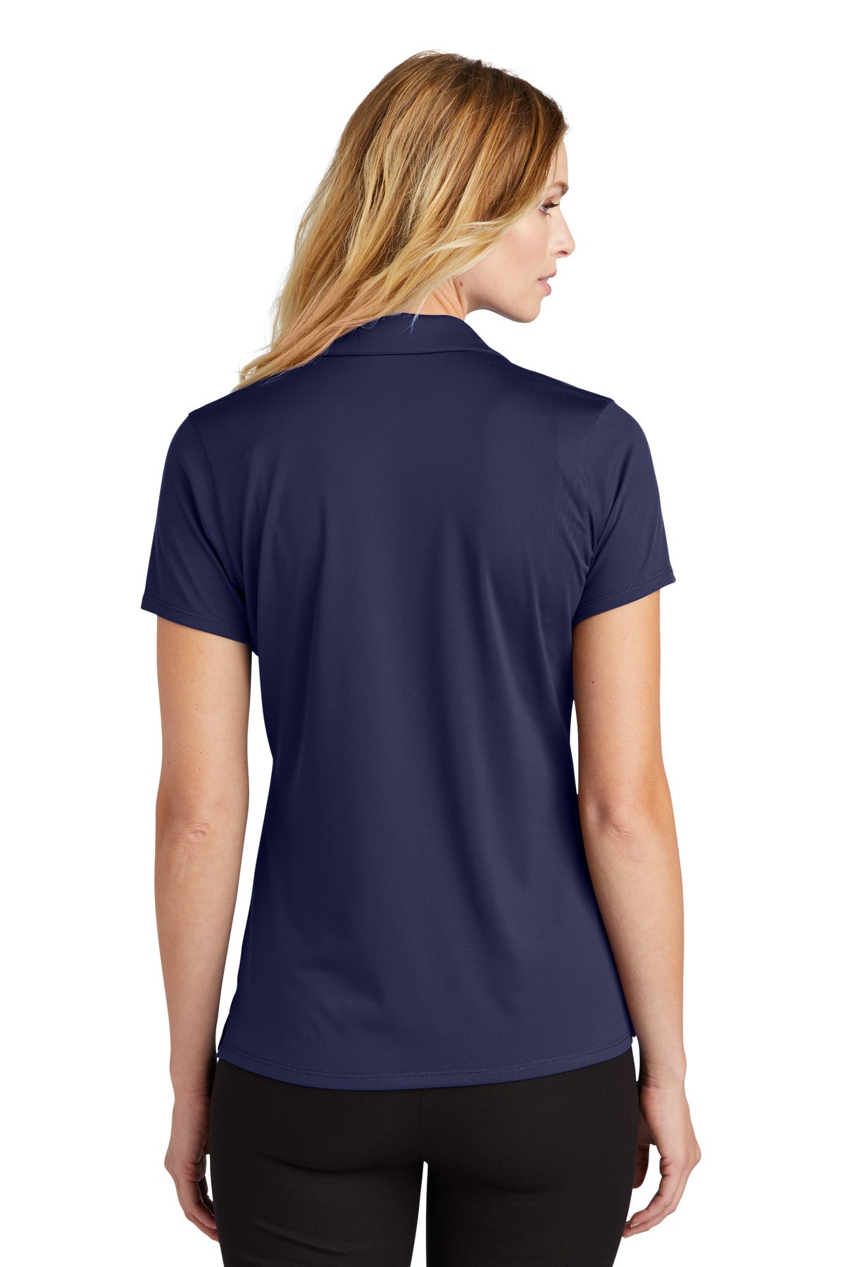 Custom Embroidered Port Authority Women's Performance Staff Polo LK398,True Navy