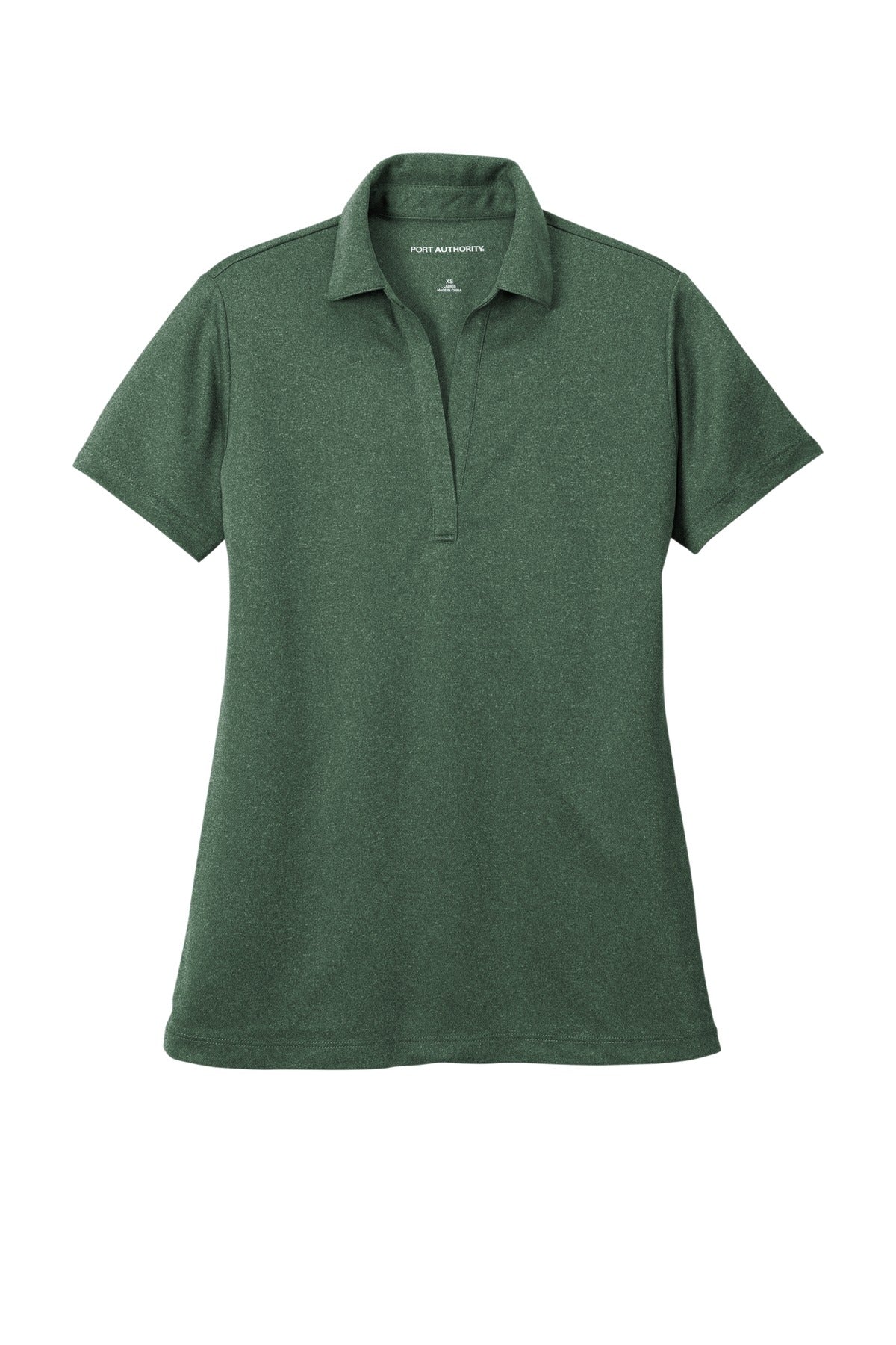 Port Authority  Women's Heathered Silk Touch  Performance Polo. LK542
