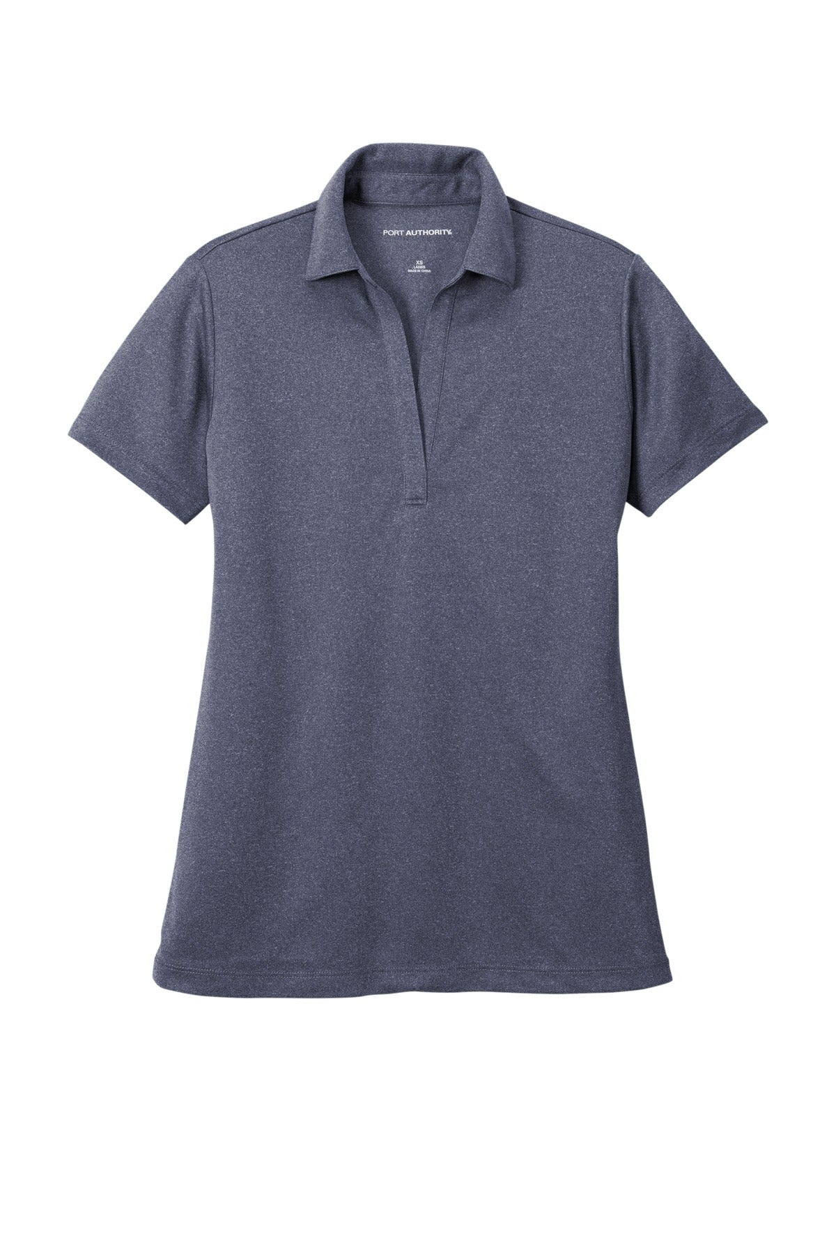 Port Authority  Women's Heathered Silk Touch  Performance Polo. LK542