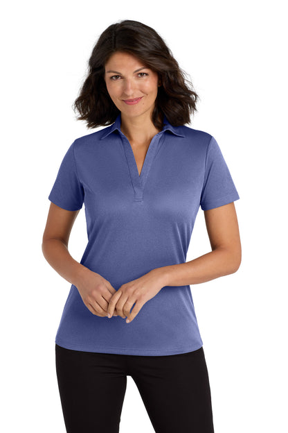 Port Authority  Women's Heathered Silk Touch  Performance Polo. LK542