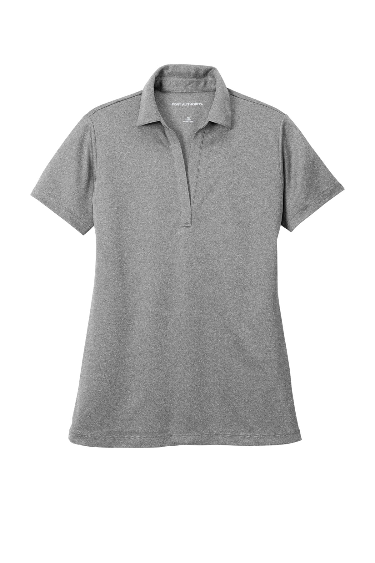 Port Authority  Women's Heathered Silk Touch  Performance Polo. LK542