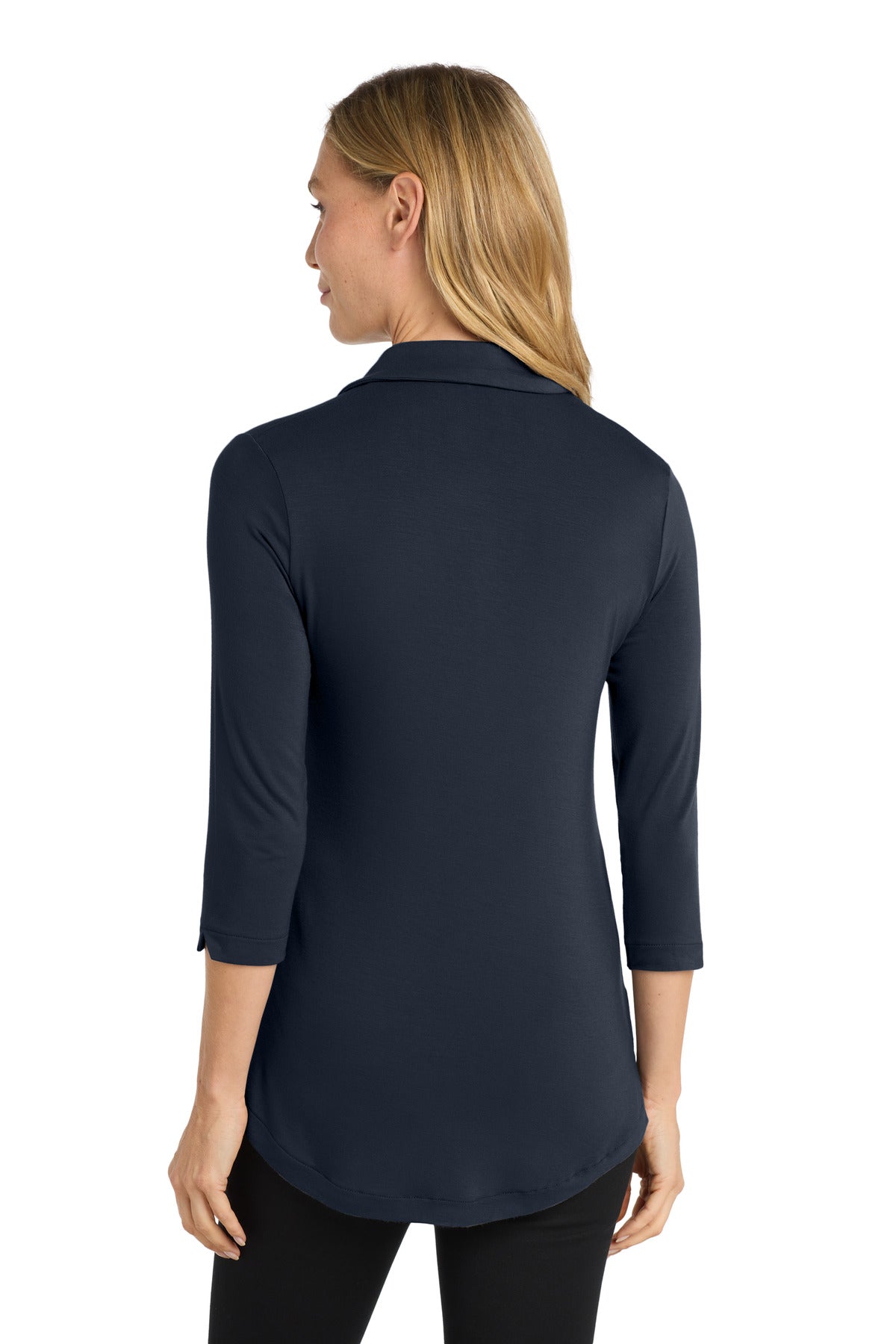 Custom Embroidered Port Authority  Women's Luxe Knit Tunic. LK5601,River Blue Navy