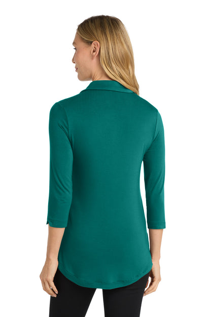Custom Embroidered Port Authority  Women's Luxe Knit Tunic. LK5601,Teal Green