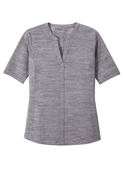 Port Authority  Women's Stretch Heather Open Neck Top  LK583