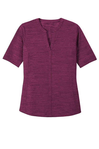 Port Authority  Women's Stretch Heather Open Neck Top  LK583