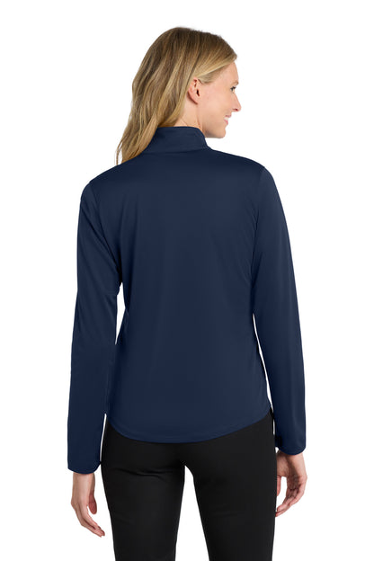 Custom Embroidered Port Authority Sweatshirts in Navy/ Steel Grey