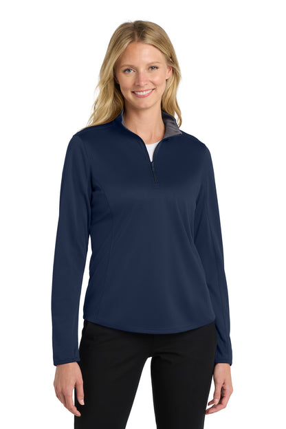 Custom Embroidered Port Authority Sweatshirts in Navy/ Steel Grey