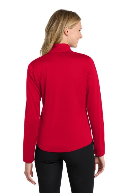Custom Embroidered Port Authority Sweatshirts in Red/ Black