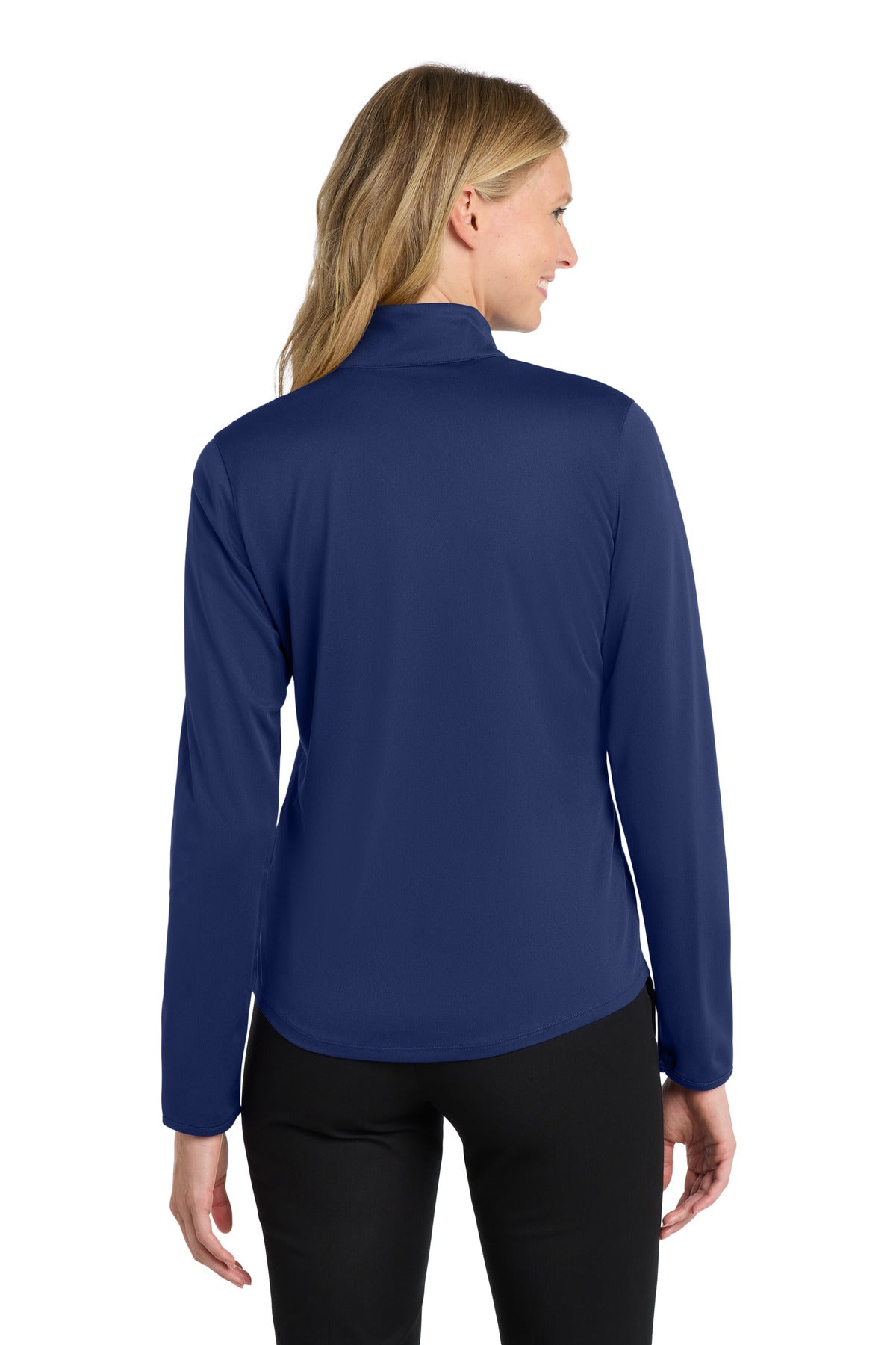Custom Embroidered Port Authority Sweatshirts in Royal/ Steel Grey