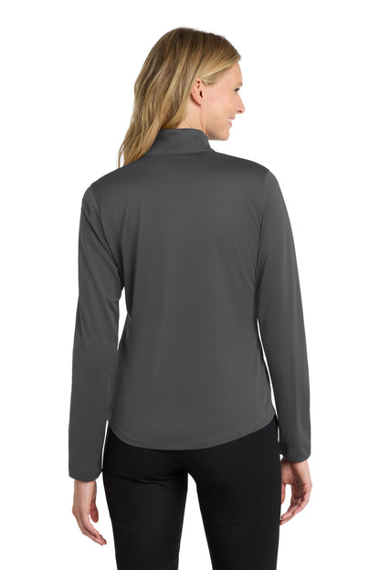Custom Embroidered Port Authority Sweatshirts in Steel Grey/ Black