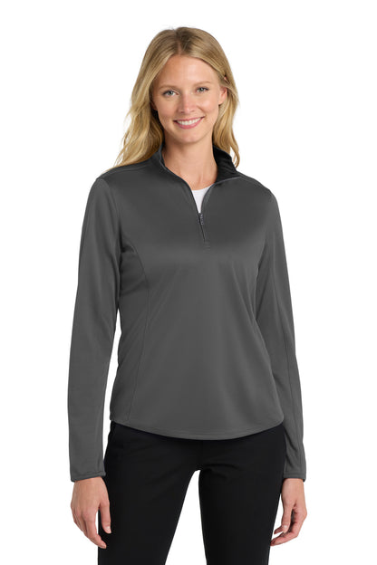 Custom Embroidered Port Authority Sweatshirts in Steel Grey/ Black
