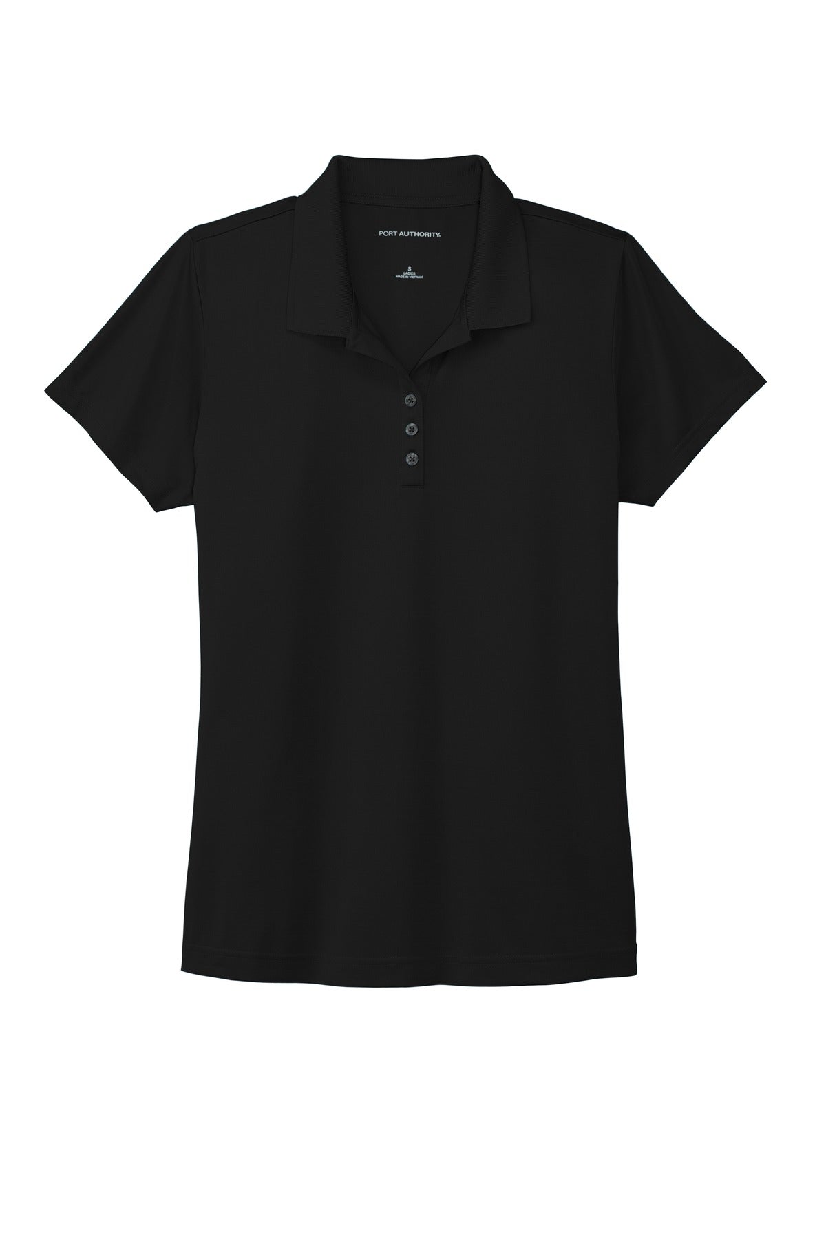 Custom Embroidered Port Authority Polos/Knits in Deep Black