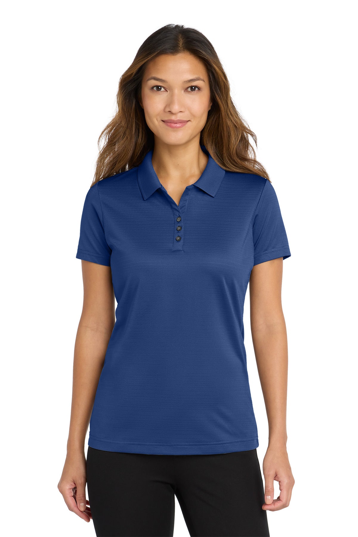 Custom Embroidered Port Authority Polos/Knits in Estate Blue