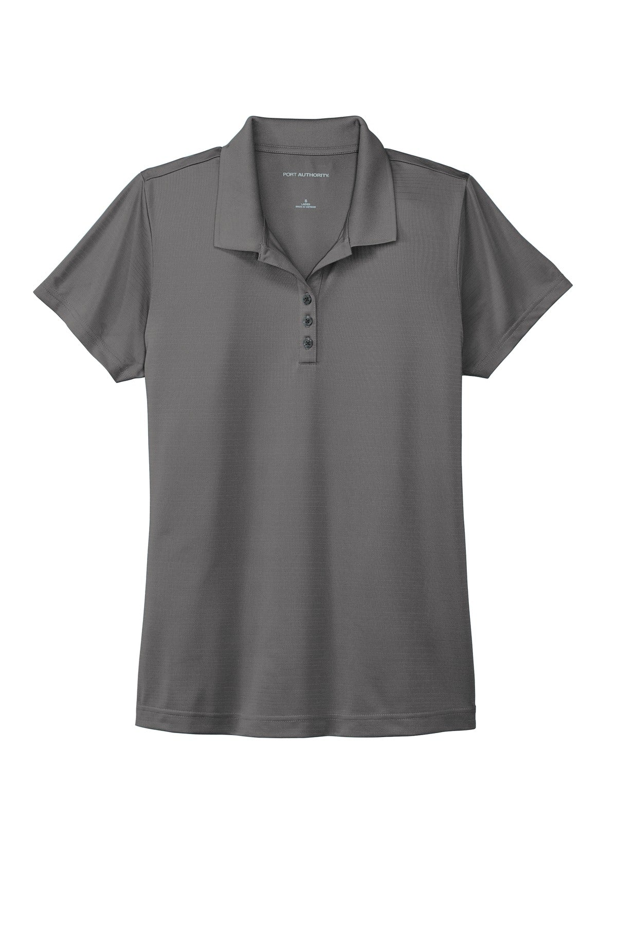 Custom Embroidered Port Authority Polos/Knits in Shadow Grey