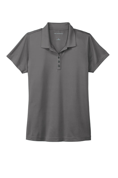 Custom Embroidered Port Authority Polos/Knits in Shadow Grey