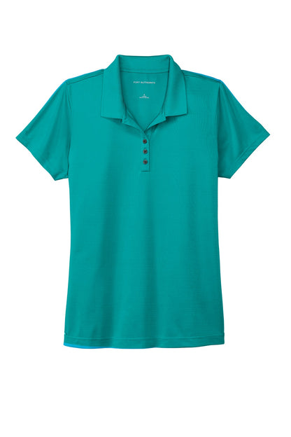 Custom Embroidered Port Authority Polos/Knits in Tropic Blue