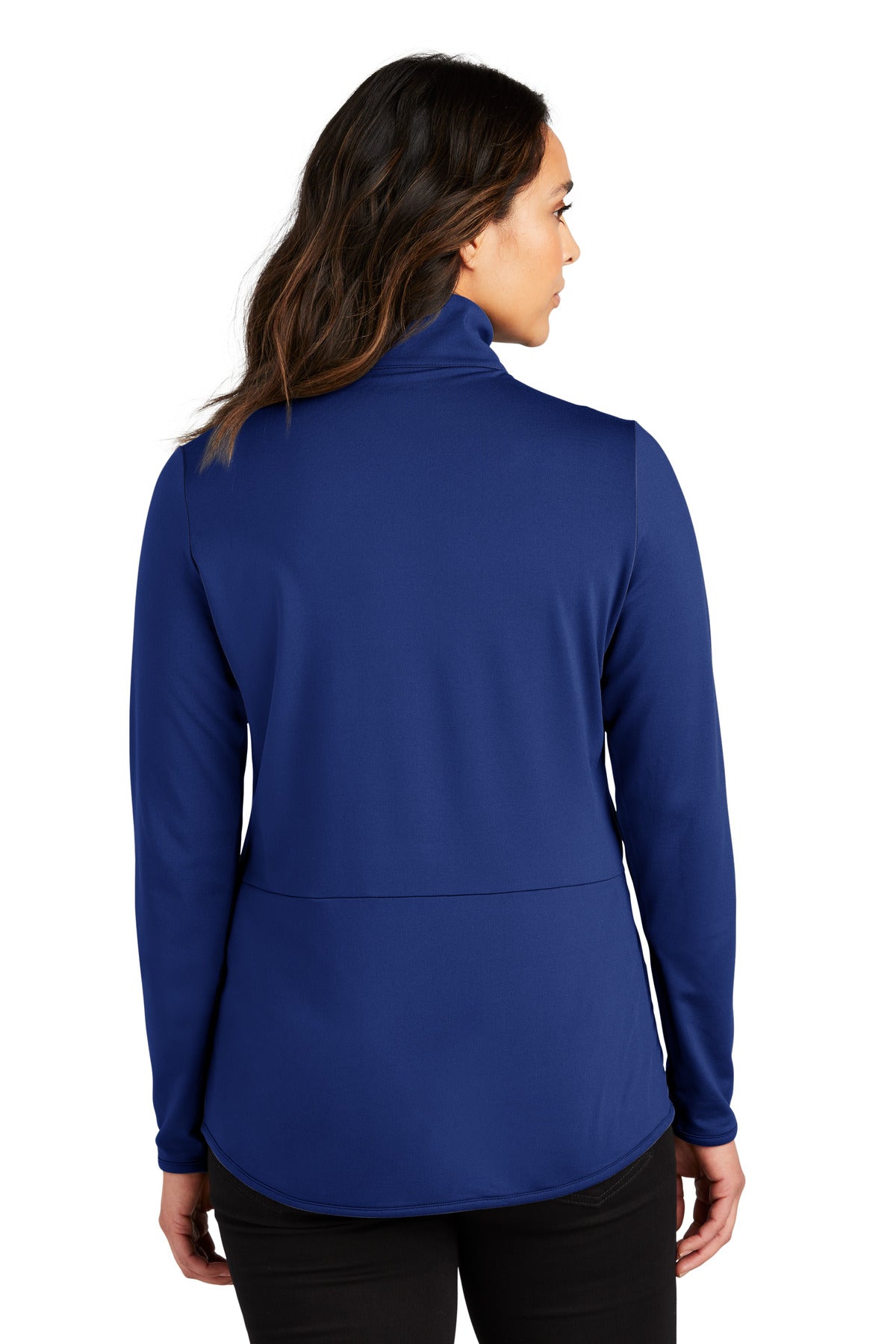 Custom Embroidered Port Authority Women's Accord Stretch Fleece Full-Zip LK595,Royal