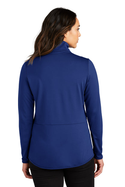 Custom Embroidered Port Authority Women's Accord Stretch Fleece Full-Zip LK595,Royal