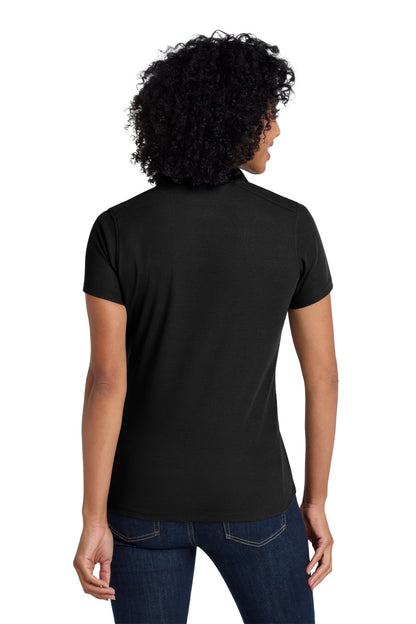 Custom Embroidered Port Authority  Women's EZPerformance  Pique Polo. LK600,Black