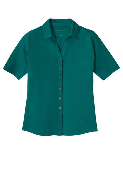 Custom Embroidered Port Authority Polos/Knits in Dark Teal