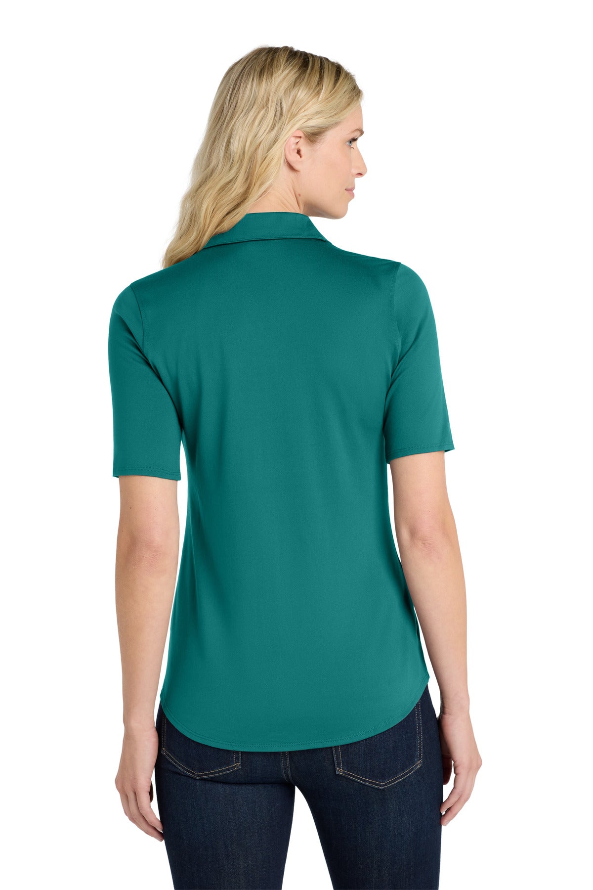 Custom Embroidered Port Authority Women's City Stretch Top. LK682,Dark Teal