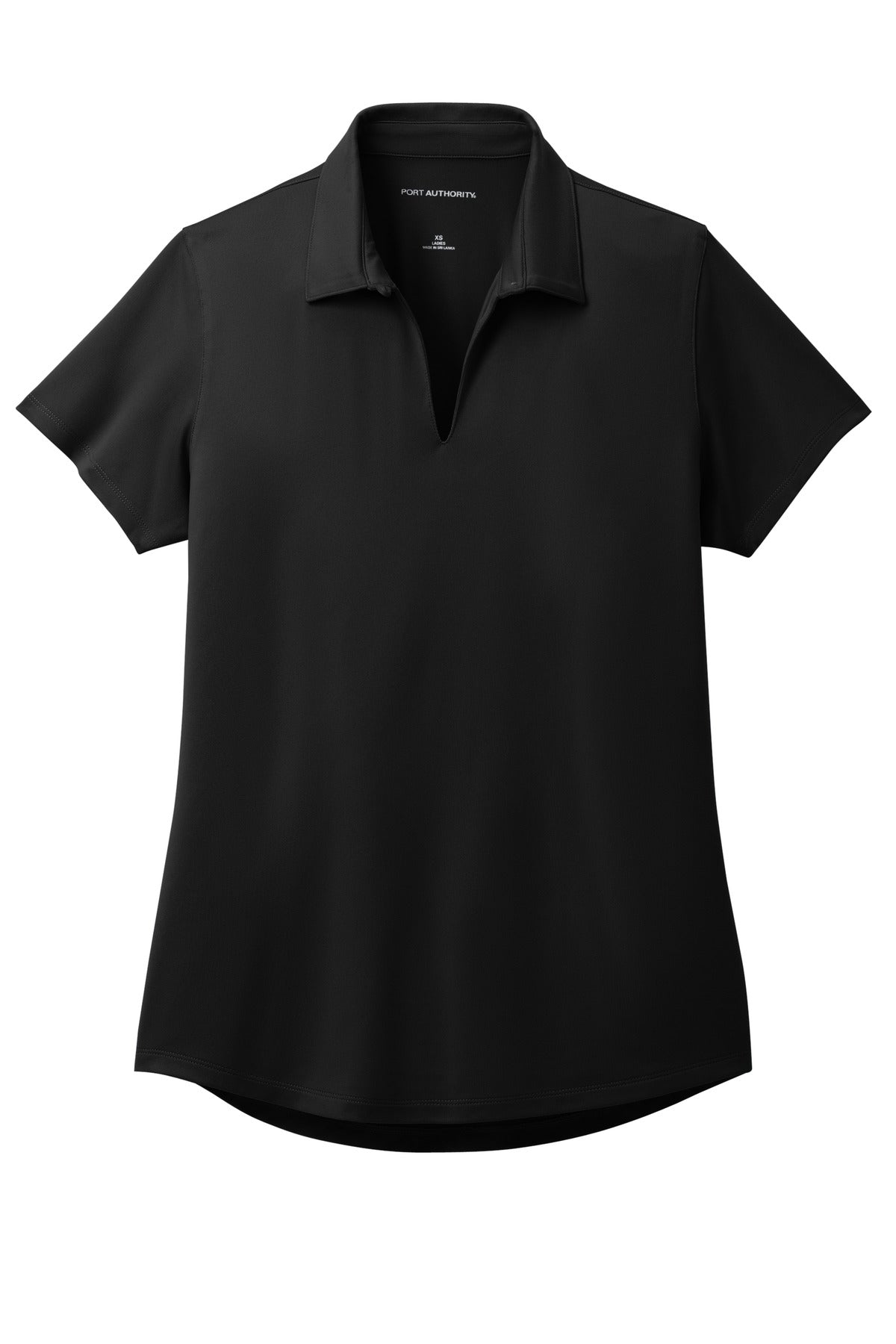 Custom Embroidered Port Authority Polos/Knits in Black