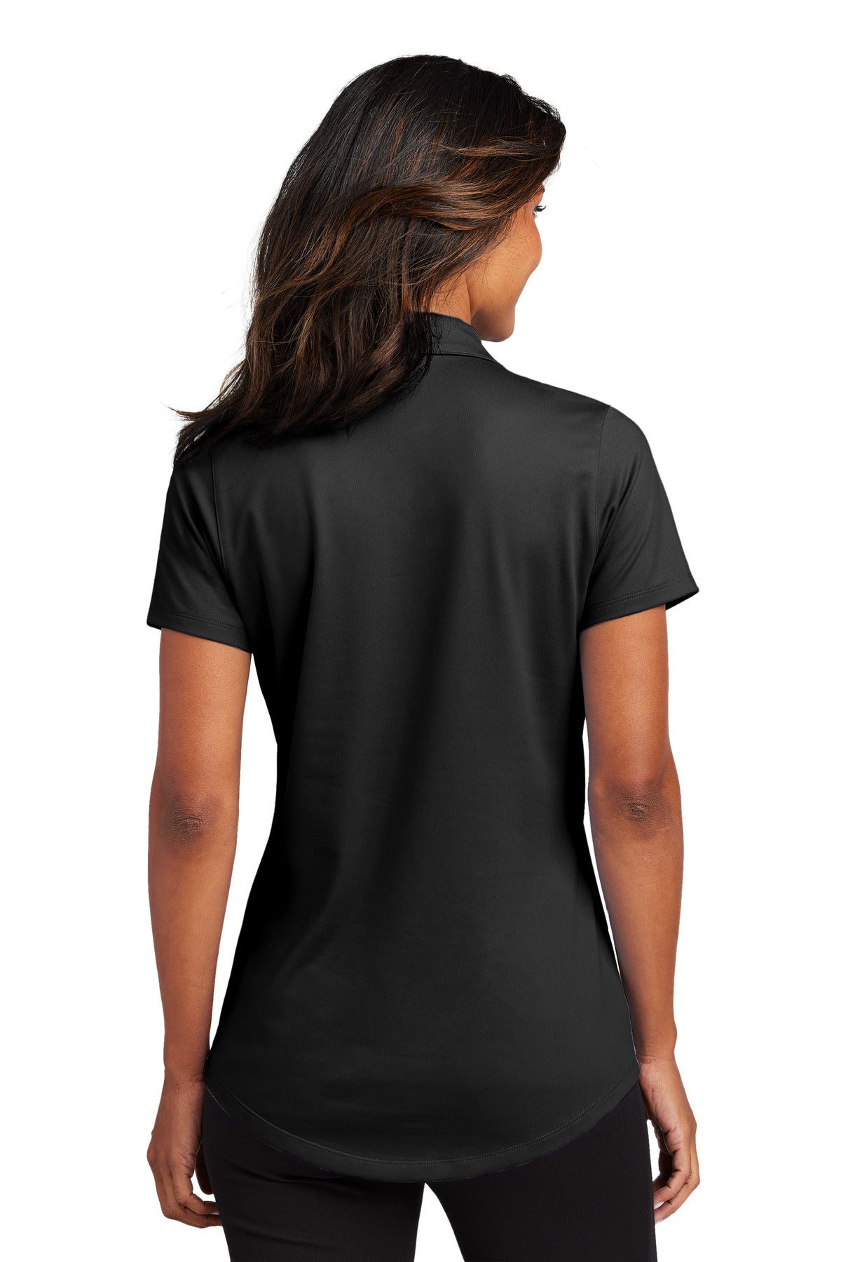 Custom Embroidered Port Authority Women's City Stretch Polo LK683,Black