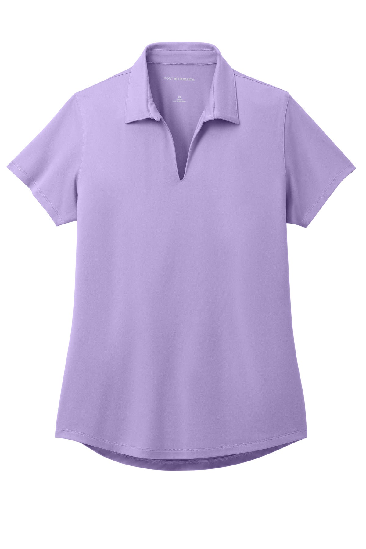 Custom Embroidered Port Authority Polos/Knits in Bright Lavender