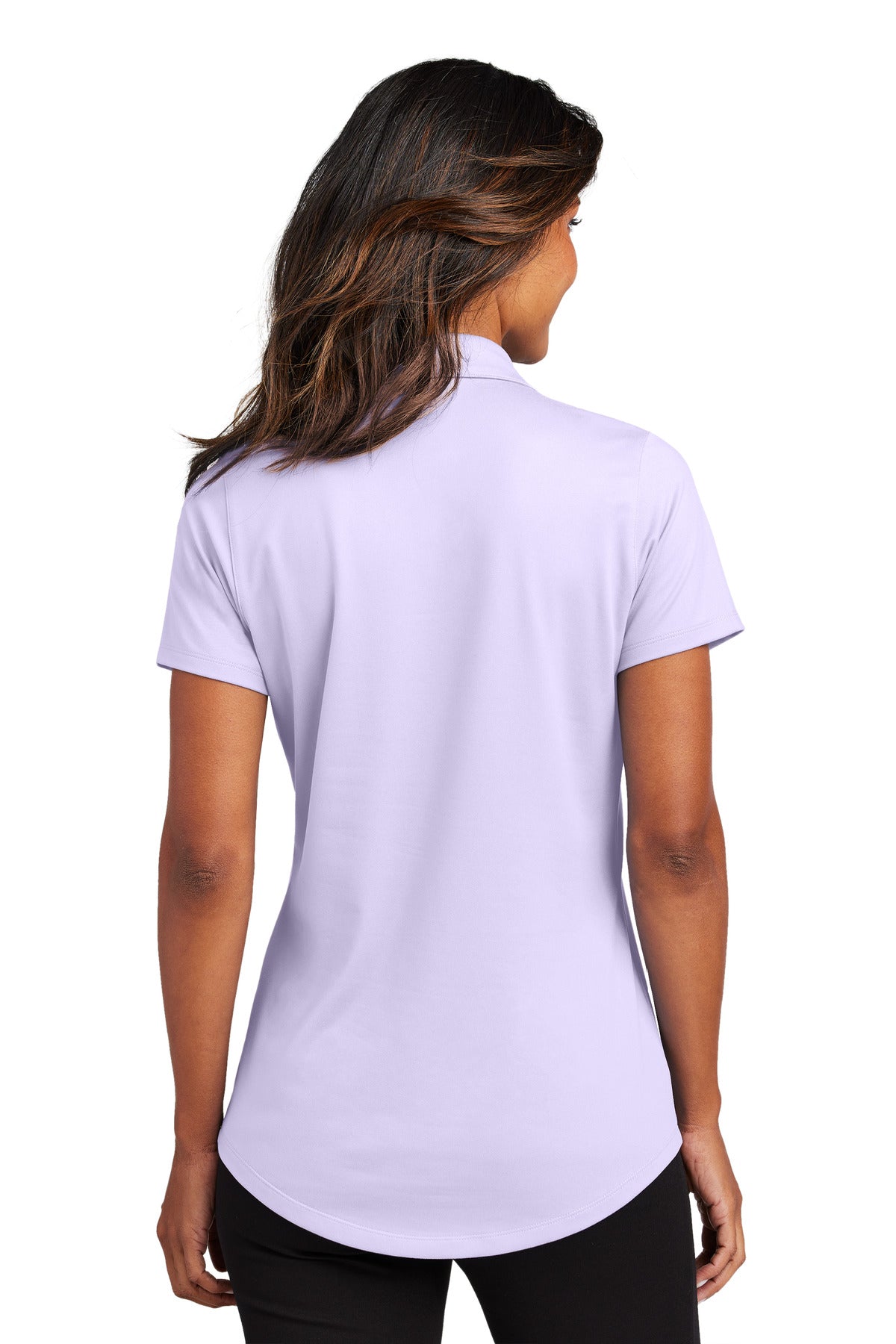 Custom Embroidered Port Authority Women's City Stretch Polo LK683,Bright Lavender