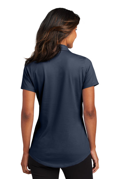 Custom Embroidered Port Authority Women's City Stretch Polo LK683,River Blue Navy