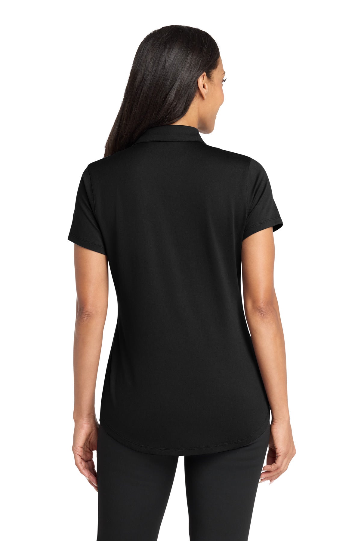 Custom Embroidered Port Authority Polos/Knits in Black
