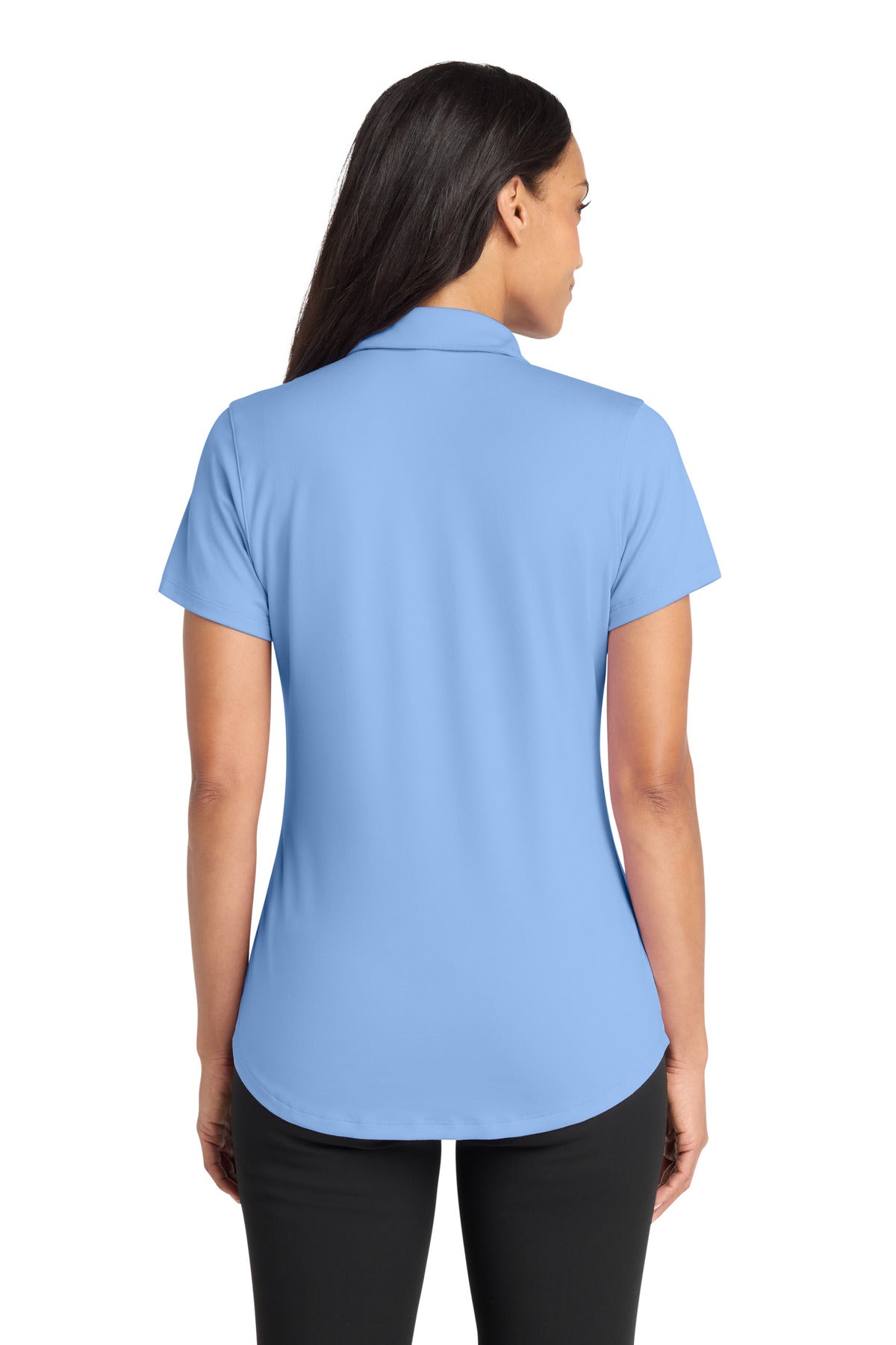 Custom Embroidered Port Authority Polos/Knits in Swiss Blue