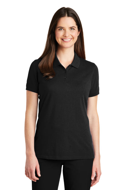 Custom Embroidered Port Authority Polos/Knits in Black